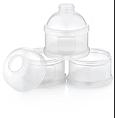 BabyJem Katlı Toz Mama Kabı 545 Beyaz thumbnail 2