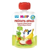Hipp Organik Çilekli Muzlu Elmalı Meyve Püresi 100 Gr - 1