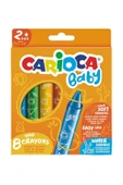 Carioca Jumbo Bebek Elleri Kirletmeyen Pastel Boya Kalemi 8'Li - 1