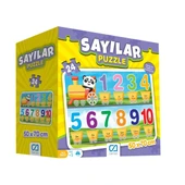 Games Sayılar Yer Puzzle 50x70cm 24 Parça 5134 - 1