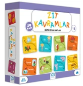 Games Zıt Kavramlar Eğitici Oyun Kartları 29 Kart 5045 - 1