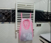 Sevi Bebe Kirli Çamaşır Torbası ART-83 Pembe Yıldız - 6