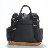 M&Y Holifera Deri Anne Bebek Bakım Sırt Çantası 7260 Siyah thumbnail 2