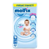 Molfix Bebek Bezi Fırsat Paketi 4 Beden 7-14 Kg 62 Adet thumbnail 1