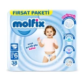 Molfix Bebek Bezi Fırsat Paketi 6 Beden 15+ Kg 38 Adet thumbnail 1