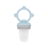 OiOi Silikon Püre Meyve Sebze Emziği Mineral Blue / Powder Grey - 1