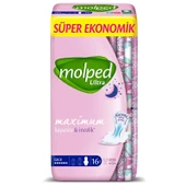 Molped Ultra Hijyen Anatomik Gece Ped Süper Eko 16 Adet - 1