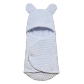 Bebitof Kabartmalı Velboa Kundak 95025 Mavi - 1