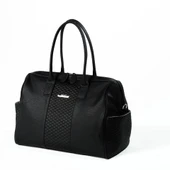 M&Y Gaia Deri Anne Bebek Bakım Çanta Seti 7240 Siyah - 2