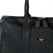 M&Y Gaia Deri Anne Bebek Bakım Çanta Seti 7240 Siyah - 4