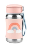 Skip Hop Zoo Pipetli Paslanmaz Çelik Suluk 350 ml Gökkuşağı thumbnail 1