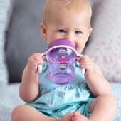 Chicco Yarı Yumuşak Uçlu Alıştırma Bardağı 6 Ay+ 200 ml Kız thumbnail 2