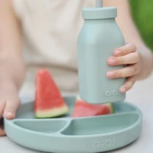 Oioi Şişe + Pipet 200ml River Green / Powder Grey - 3