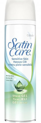 Gillette Traş Jeli Satın Care Aloe Vera Hassas Cilt 200 Ml - 1