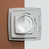 Schafer Glamor Point 60 Parça 12 Kişilik Yemek Takımı - 12