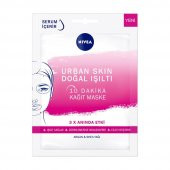 Nivea Urban Skin Doğal Işıltı 10 Dakika Kağıt Maske - 2