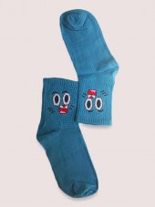 HI-SOCKS DESENLİ RENKLİ 3'LÜ ÇORAP SETİ - 3