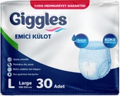 Giggles Hasta Bezi Yetişkin Emici Külot L-Büyük 240 Adet (8PK*30) - 2