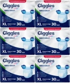 Giggles Hasta Bezi Yetişkin Emici Külot Ekstra Büyük (XL) 180 Adet (6PK*30) thumbnail 1