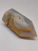 Kalsedon & Akik Druze Taşı Koleksiyonluk Piramit Uçlu (53008) thumbnail 6