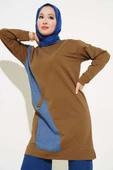 Kot Garni Detaylı Tunik Taba thumbnail 1