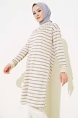 Çizgili Tunik Füme thumbnail 1