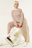 Pantolonu Çımalı Salaş İkili Takım Latte thumbnail 1