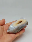 Kalsedon & Akik Druze Taşı Koleksiyonluk Piramit Uçlu (53002) thumbnail 1