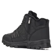Albishoes Outdoor Suya Dayanıklı Soğuk Geçirmez Fermuarlı Kaydırmaz Taban Erkek Trekking Kışlık Bot - 3