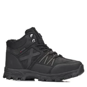 Albishoes Outdoor Suya Dayanıklı Soğuk Geçirmez Fermuarlı Kaydırmaz Taban Erkek Trekking Kışlık Bot - 1