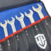 WORKPRO WP202507 6-32mm 12 Parça CR-V Profesyonel Açık Ağız Anahtar Takımı + Bez Taşıma Kılıfı thumbnail 4