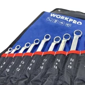 WORKPRO WP202510 6-32mm 12 Parça CR-V Profesyonel İki Ağızlı Yıldız Anahtar Takımı + Bez Taşıma Kılıfı - 4