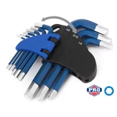 WORKPRO WP222014 9 Parça Kısa Boy CR-V Metrik Profesyonel Allen Anahtar Takımı - 4