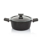 Schafer Savor Yanmaz Yapışmaz 7 Parça Siyah Tencere Seti - 4