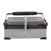 8 Dilim Elektrikli Saf Döküm Tost Makinesi  (Döküm 30x23) - İnoks thumbnail 6