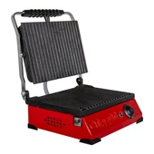 8 Dilim Elektrikli Saf Döküm Tost Makinesi  (Döküm 30x23) - Kırmızı thumbnail 2