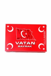 Vatan Bez Bayrak Türk %100 Polyester 300x450 VT112 - 1