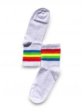 HI-SOCKS DESENLİ RENKLİ 6'LI ÇORAP SETİ - 5