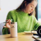 Stanley The Aerolight™ Transit Mug .35L / 12Oz Rose Quartz Metallic Termos Bardak thumbnail 5