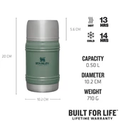 Stanley The Artisan Thermal Food Jar .50L / 17Oz Hammertone Green Yemek Termosu - 4