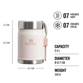 Stanley Stanley The Legendary Food Jar + Spork .4L / 14oz Rose Quartz Yemek Termosu thumbnail 2