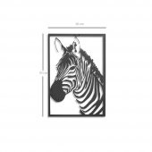 Zebra Metal Duvar Tablosu - 3
