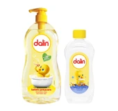 Dalin Bebek Şampuanı Klasik 700ML Pompalı + 100ML Bebek Yağı (Rahat ve Mutlu) (5 Li Set) - 2