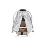 Moje Taşıma Koltuğu Ana Kucağı Örtüsü Yıldız Gri - 1