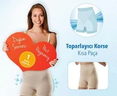 Mycey Doğum Sonrası Toparlayıcı Korse Kısa Paça Ekru - 2