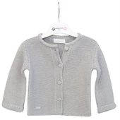 Andywawa AC24333 Basic Bebe Ceket Grey Melange - 1