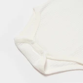 Bibaby Biorganic Koala Jungle Kısa Kol Bebek Body 56972 Gri - 4