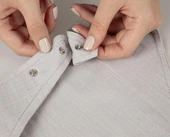 BabyJem Emzik Askılı Müslin Önlük 837 Gri thumbnail 4