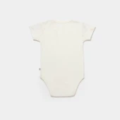 Bibaby Biorganic Koala Jungle Kısa Kol Bebek Body 56972 Pembe - 2