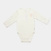 Bibaby Biorganic Koala Jungle Uzun Kol Bebek Body 56973 Pembe - 1